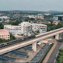 드론으로 본 프리토리아: 남아프리카의 역사적인 &#39;보라색 도시&#39; 이미지