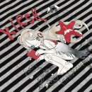 키르시 &amp; 썬원버드 콜라보레이션 스트라이프 루즈핏 티셔츠 이미지