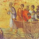 그물과물고기 이미지