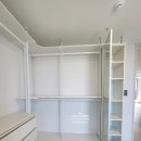 더조은환경건설 | 운암자이포레나퍼스티체1단지 4단 서랍장과 전신거울장을 넣은 ㄱ자형 드레스룸