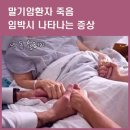 말기암환자 죽음 임박시 나타나는 증상 & 뇌졸중 확인방법 이미지