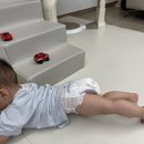 9개월 아기 발달기록ㅣ장염 입원, 혼자 앉기, 엎드리기, 윗니 이앓이