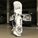 스윙화이어 - 강남구 | Gfore 지포어 화이트 캐디백 실사 후기 스탠드백 골프패션