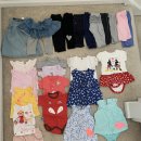 여자아기 여름 옷 판매(3-6개월, 6-12개월) 이미지
