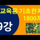 기초한자 1800자 #제9강 이미지