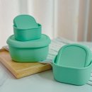 다둥이도시락 | 실리콘 도시락 밀폐용기 직장인 도시락통 추천 UH홈데코