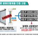 방화유리창- 한국산업표준 KS F 2845(내화성) 규정 -실제 사용되는 동일한 시험체 시험 결과 비차열 20분 이상 성능 이미지