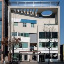 종합건축사사무소 강산 | 춘천 5층건물 외부 스타코 도장공사 및 옥상 금속구조물 설치 후기