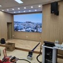학교 강당 대형LED스크린 의정부 송민학교 LED스크린 설치 이미지