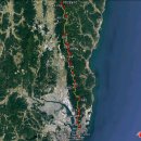 삼태지맥47.71km-바다로 스며드는 산줄기는 끝이나고 이미지