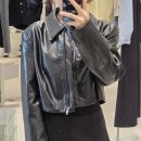 미니멀시즌 | [아틀리에 나인] 봄 아우터 준비 :: 미니멀 레더 자켓 글로시 점퍼 피팅 후기