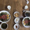 청도 밥집 반시 육회 비빔밥 숨쉬는 생고기