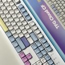 캔디PC | 직장인 사무실 키보드 추천, 한성키보드 TFG Cloud CF 후기 (코튼캔디 핑크솔트 토독 40g)