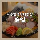솔잎장식 | 제주공항 근처 맛집 '솔잎', 비주얼과 맛 다 잡은 제주시청 이자카야 숙성회 맛집