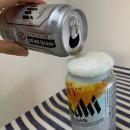 세븐일레븐(S광화문역점) | 아사히 생맥주 캔 편의점 아사히 슈퍼드라이 구매 후기 거품 여러번 내 보기