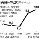 코로나·치솟는 밥상물가에…엥겔지수, 21년 만에 최고 이미지