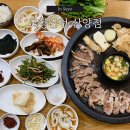 내고향 오리김치찌개 전문점 | 삼양사거리역 맛집 가족 외식하기 좋은 고향산천 삼양점에서 오리고기와 막국수 조합