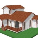 가평 개울 접하고 전망좋은 소형 전원주택을 건축해 드립니다! 이미지