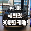 빅토리오토모티브그룹(주) | [푸조3008] 6월 프로모션 - 전국완판단계, 단 2대 남았습니다.