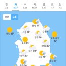 ＜오늘의 날씨 🌞☔️☃️＞ 2023년 6월 27일 화요일 이미지