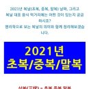 2021년 초복, 중복, 말복 이미지