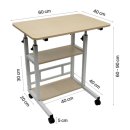 간이 | 퓨핸 높이조절 사이드테이블 추천 이동식 쇼파 테이블 간이 책상 후기