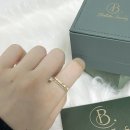 금땡이 | [공장직영 저렴한 금반지] 육각헥사곤커팅 레이어드 가드링 미스링 금반지 18k / 브리예뜨