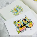 색연필푸른솔점 | [ 캘리 ] 여름에 시원한 노래가사 여름시 캘리로 써보기 / 조각보글씨 글씨드로잉 / 춘천캘리 솔우캘리