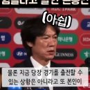 홍명보에게 출전하기 힘들것 같다고 말한 손흥민 이미지