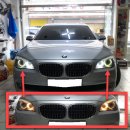 750li 2009년 F01 F02 엔젤아이 LED 화이트 및 아이라인 작업 BMW 수입차 메딕 오토 파츠 부품 용품 oem 730 730d 740 745 760 제논 헤드 라이트 전구 벌브 램프 이미지