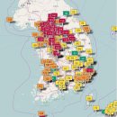 6월 10일 토요일 전국 미세먼지 예보 이미지