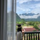 Laos Day 3 (비엔티엔가는 길, 한인쉼터, 피자컴퍼니, 다다커피, 빠뚜싸이, 탓루앙사원, 카페아마존...