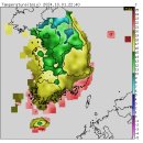 현재 우리나라 지역별 온도차 이미지