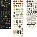 christmas calligraphic badge pack 이미지