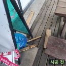 구로-현장-구로-1158 | 식당 앞 야외 방부목 데크 교체 및 오일스테인 도장작업 후기