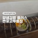 김밥플러스 | 강남 고속터미널 맛집 얌샘김밥 플러스 반포고투몰점 포장 후기