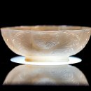 금은화민박 | 유물이 들려주는 장안성 이야기 - 백옥 인동문 팔곡배(白玉忍冬纹八曲杯)