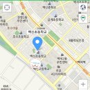 백신초등학교 후문 이미지