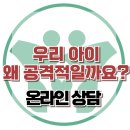 [온라인 상담: 우리 아이, 왜 공격적일까요?] 한국아동청소년심리상담센터 이미지
