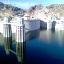 후버댐과 레이크 미드(Lake Mead), 네바다주, 미국 이미지