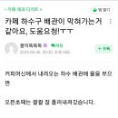 카페 하수구 배관이 막혀 가는것 같아요, 도움 요청 !ㅜㅜ 이미지