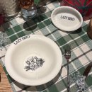 021-1 | 턱스톤 신상 양식 12인치 접시 레노 TRE-021 1도 풀전사 인쇄 후기