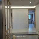 e편한중문아파트 | 오산 중문/양산동 중문/세마 e편한세상 아파트 넓은 현관 중문, 단조 아치형 자동 중문 시공입니다