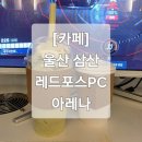 [카페] 16) 울산 삼산 | 레드포스PC아레나 : 메론스무디, 아메리카노, 딸기스무디