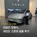 메리트스토어 | 테슬라 모델YL 여의도 스토어 실물 후기, 6499 다시 오면 잡자