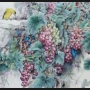 수묵담채화 이미지