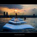 쌍용건설, 싱가포르 마리나 베이샌즈 호텔 - 아찔한 수영장 이미지