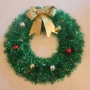 (12/15) 크리스마스 리스 만들기 | 다이소 크리스마스 리스 장식 아이 선물 어드벤트 캘린더 diy