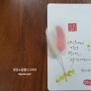 달빛노을캘리그라피디자인 이미지