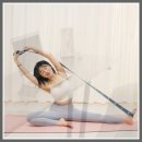 근력스트레칭(1) | H&amp;B 스포츠밴드 요가 밴드 탄성 헬스 근력강화 재활 스트레칭, 1개, 오렌지